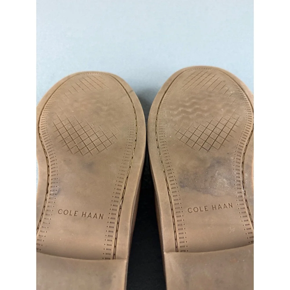 Cole Haan Pinch Prep Penny Loafers Mens 12 Taupe Brown Leather Slip On C39126